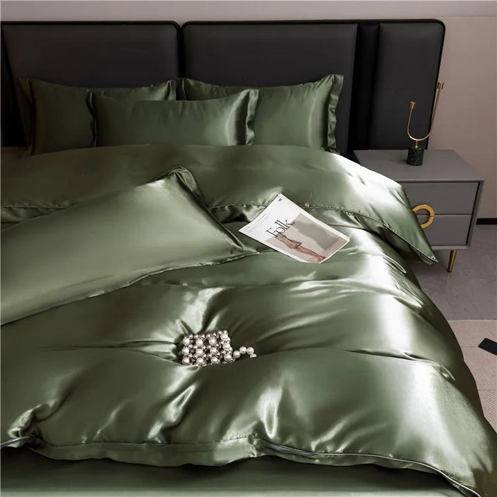 SILKCOMFORT – Luxurious 100% Silk Duvet Cover for Ultimate Comfort