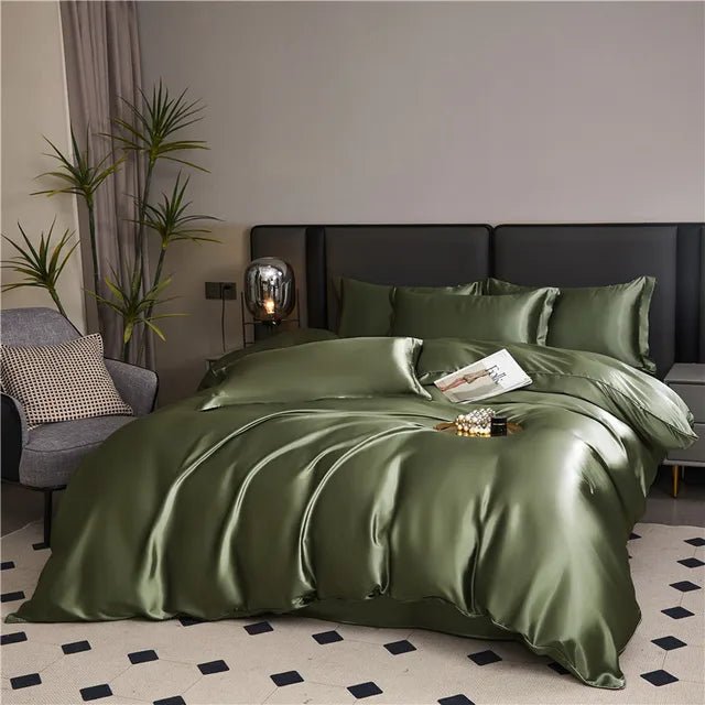SILKCOMFORT – Luxurious 100% Silk Duvet Cover for Ultimate Comfort