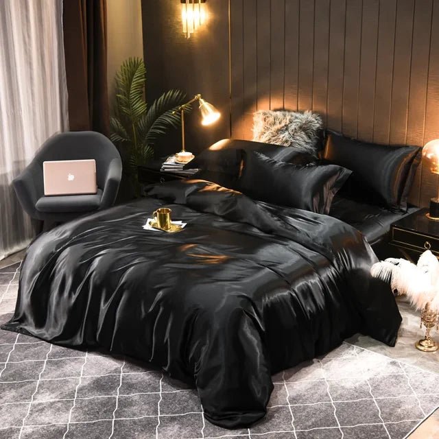 SILKCOMFORT – Luxurious 100% Silk Duvet Cover for Ultimate Comfort