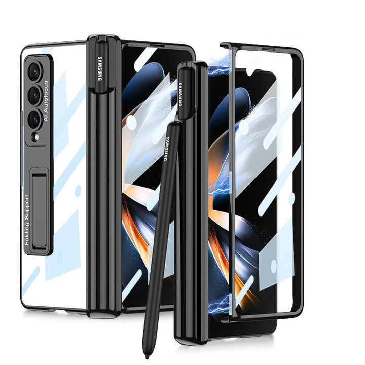 Samsung foldable phone case with integrated film