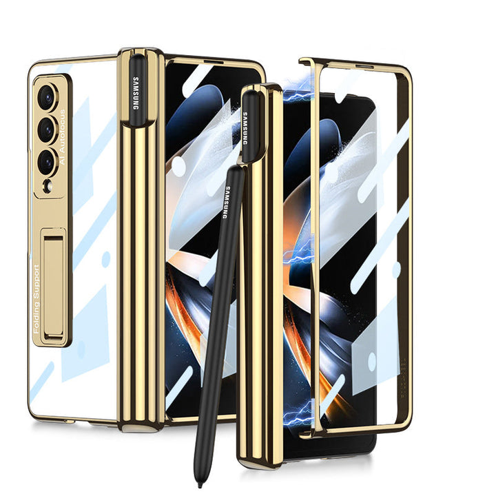 Samsung foldable phone case with integrated film