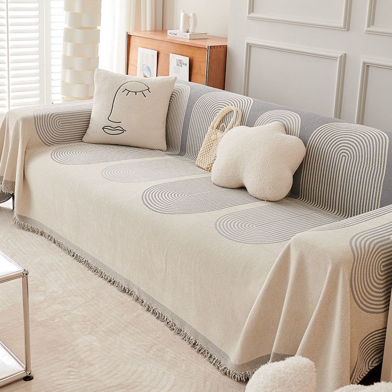 Double Sided Chenille Sofa Cover |