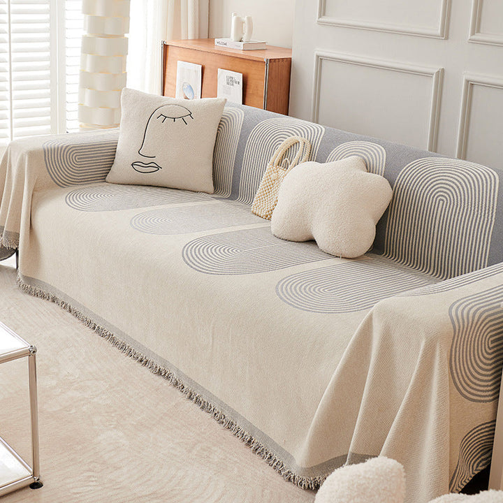 Double Sided Chenille Sofa Cover |