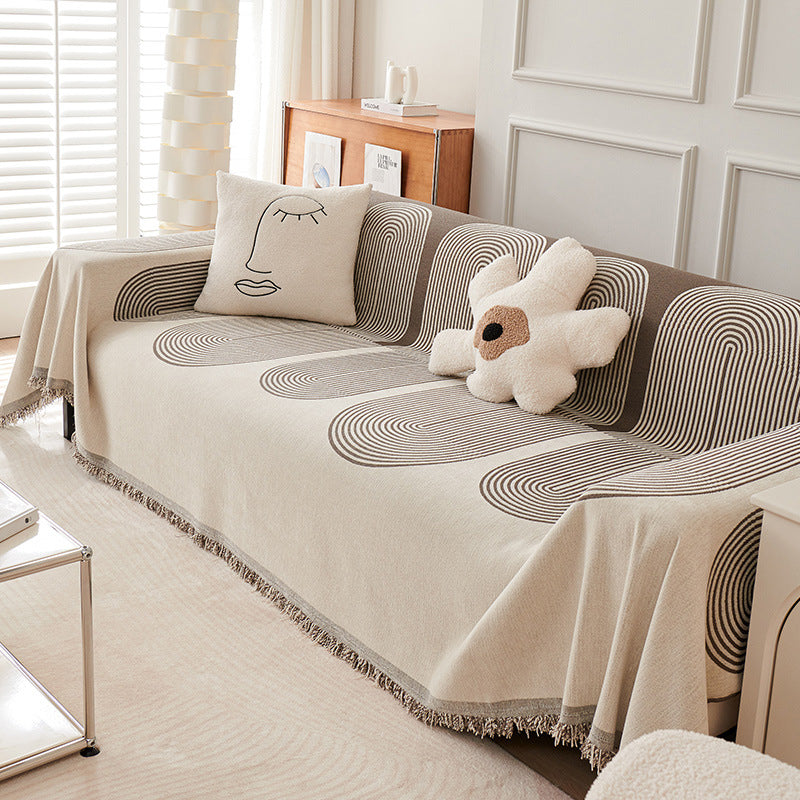 Double Sided Chenille Sofa Cover |