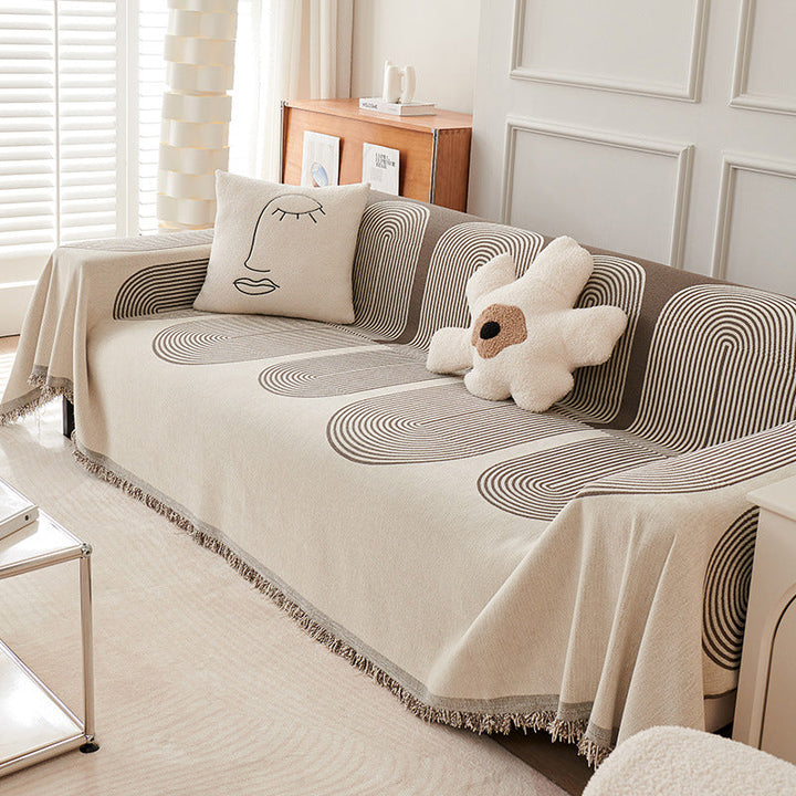 Double Sided Chenille Sofa Cover |