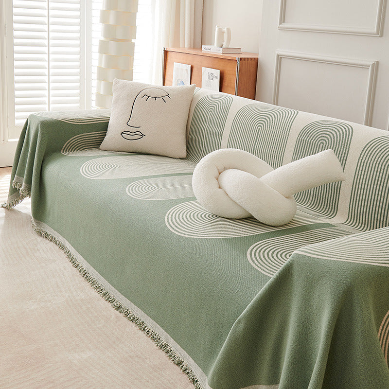 Double Sided Chenille Sofa Cover |
