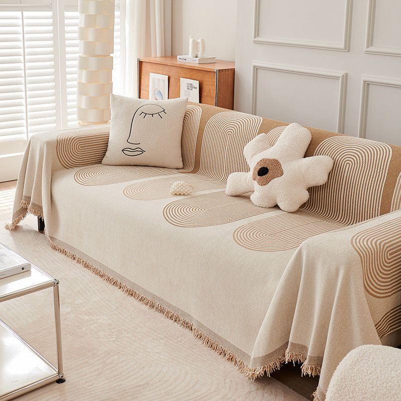 Double Sided Chenille Sofa Cover |