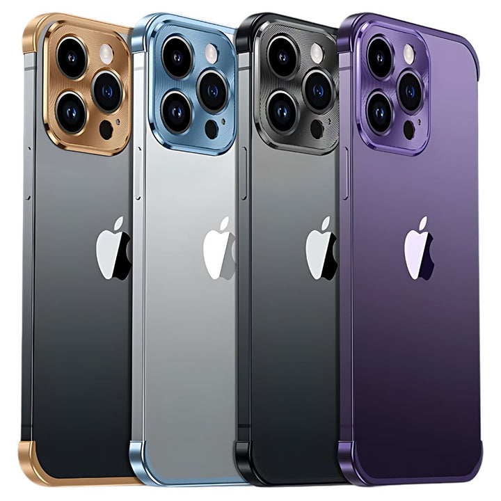 Phone Case Minimalist Slim Protective Metal Cover