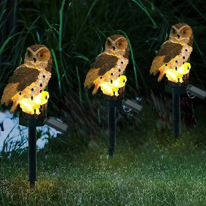 Solar powered Owl Garden Lamp - OwlGlow