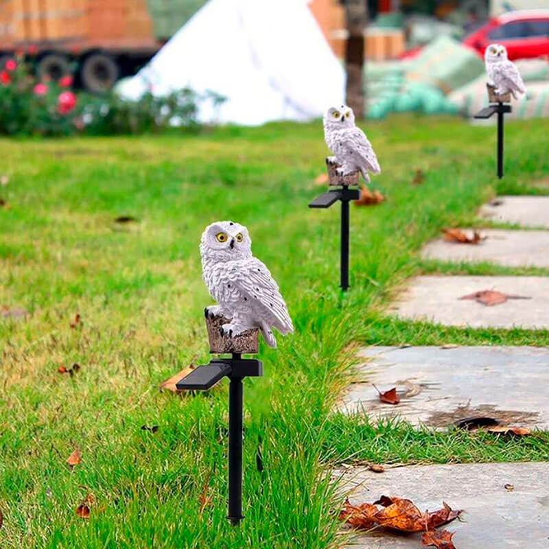 Solar powered Owl Garden Lamp - OwlGlow