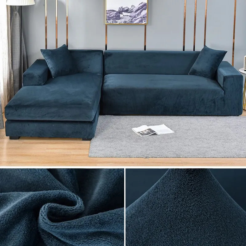 Sofa Cover Velvet Stretch Washable Protector