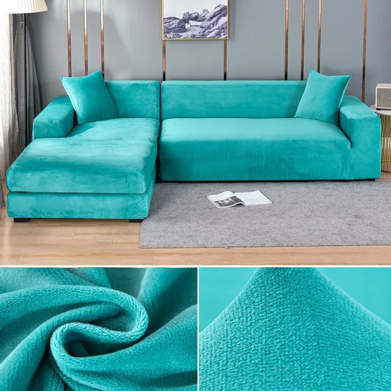 Sofa Cover Velvet Stretch Washable Protector