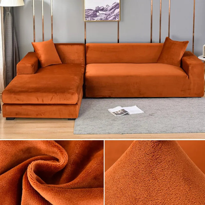 Sofa Cover Velvet Stretch Washable Protector