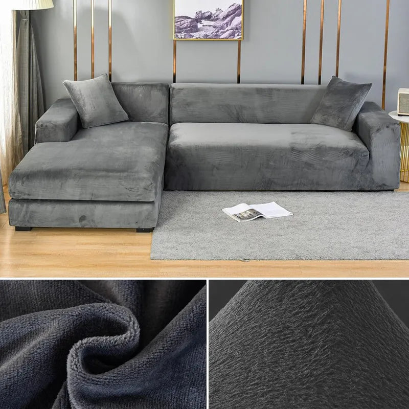 Sofa Cover Velvet Stretch Washable Protector