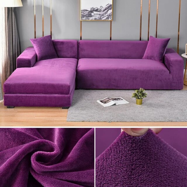 Sofa Cover Velvet Stretch Washable Protector