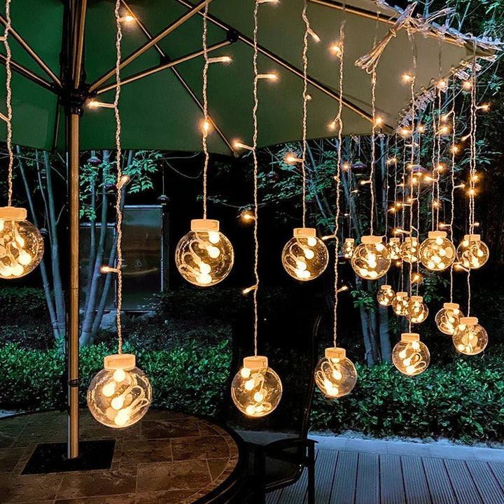 String Lights – Solar Pendant – elegant design – solar powered