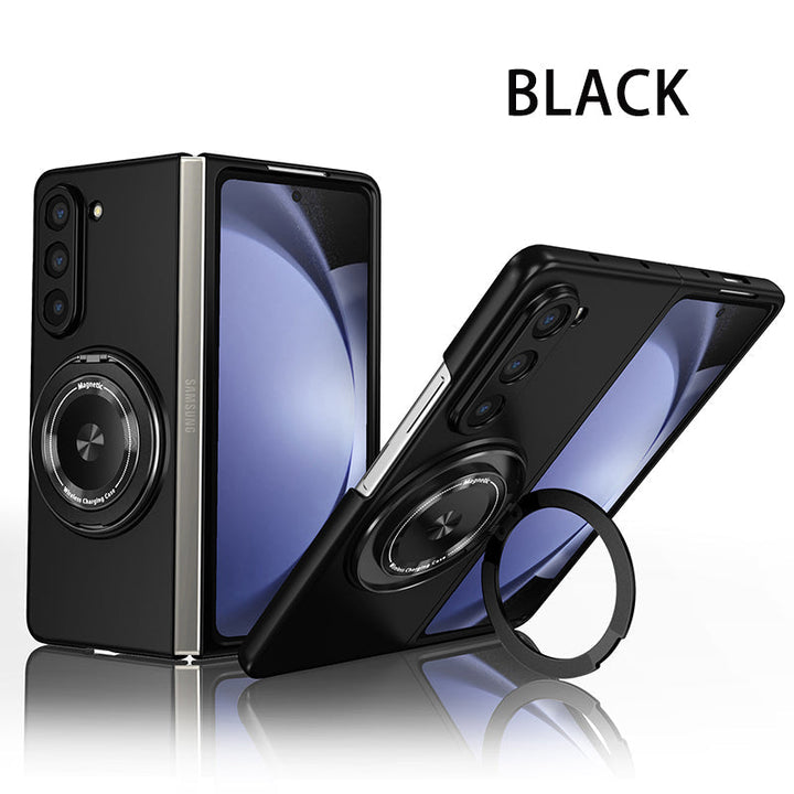 Magnetic phone case with 360° rotating stand for Samsung Z fold &amp; flip 6/5/4/3