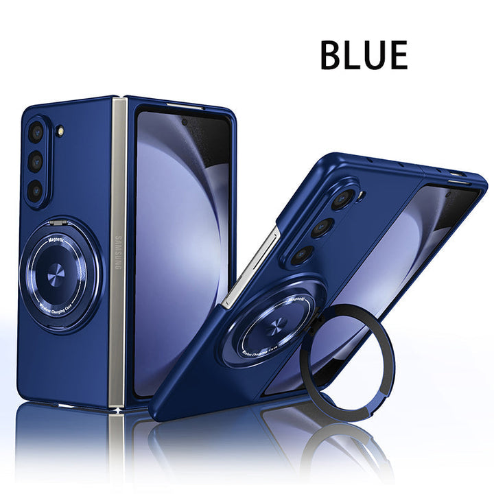 Magnetic phone case with 360° rotating stand for Samsung Z fold &amp; flip 6/5/4/3