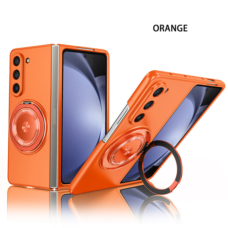 Magnetic phone case with 360° rotating stand for Samsung Z fold &amp; flip 6/5/4/3