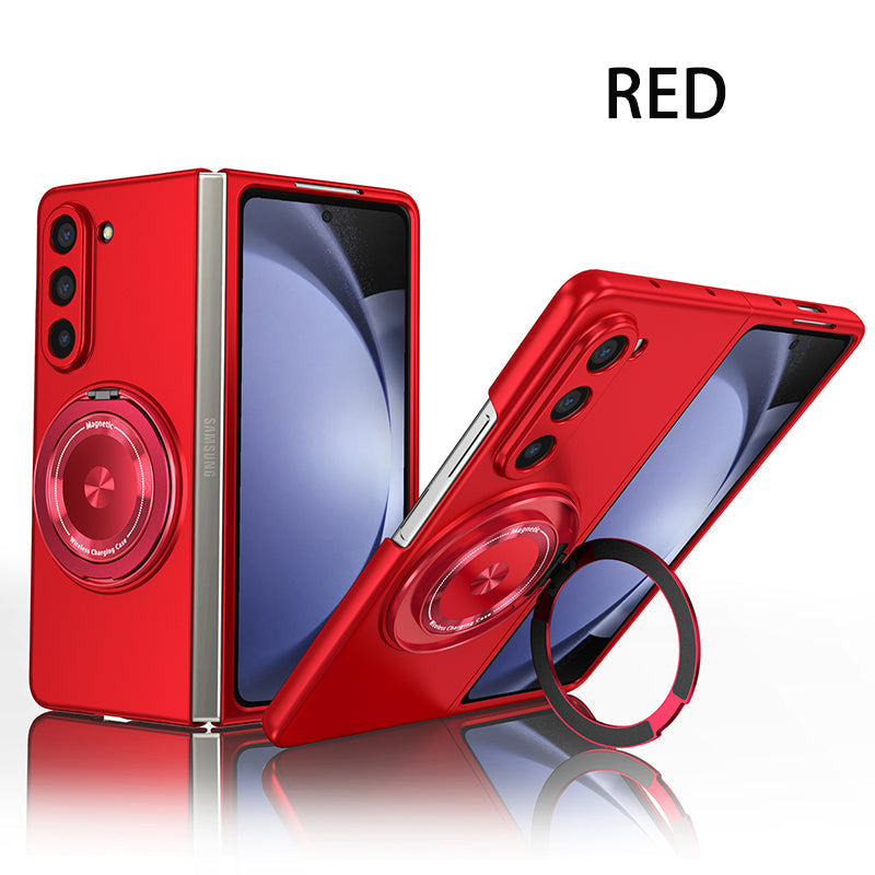 Magnetic phone case with 360° rotating stand for Samsung Z fold &amp; flip 6/5/4/3