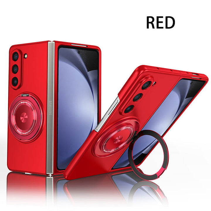 Magnetic phone case with 360° rotating stand for Samsung Z fold &amp; flip 6/5/4/3