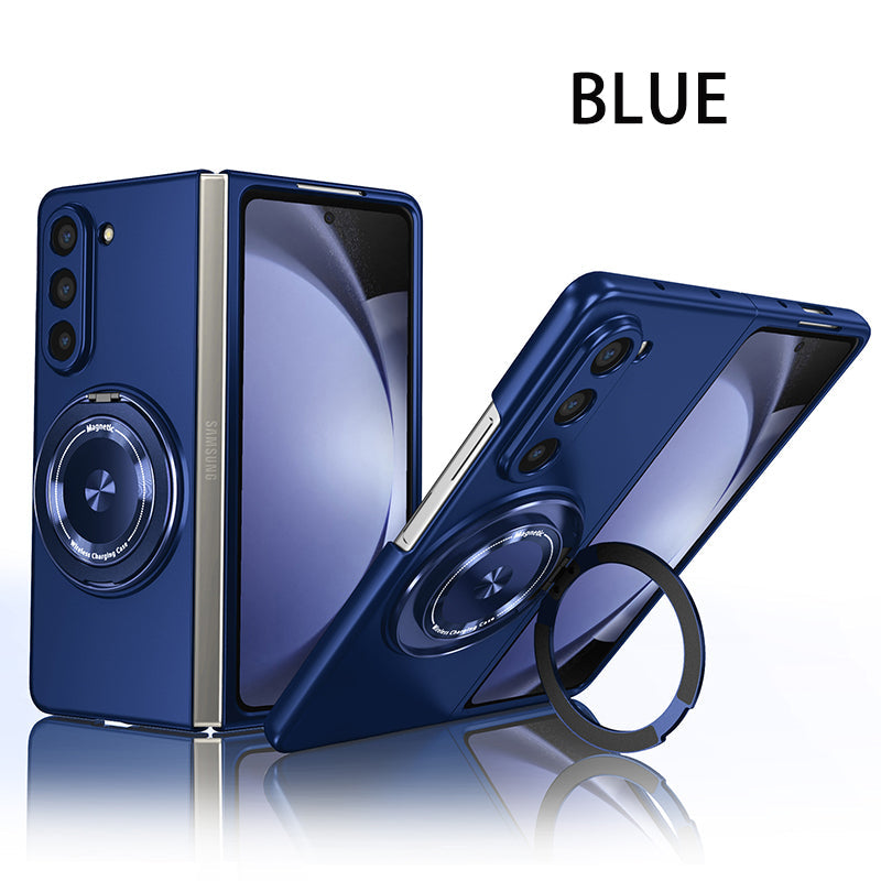 Magnetic phone case with 360° rotating stand for Samsung Z fold &amp; flip 6/5/4/3