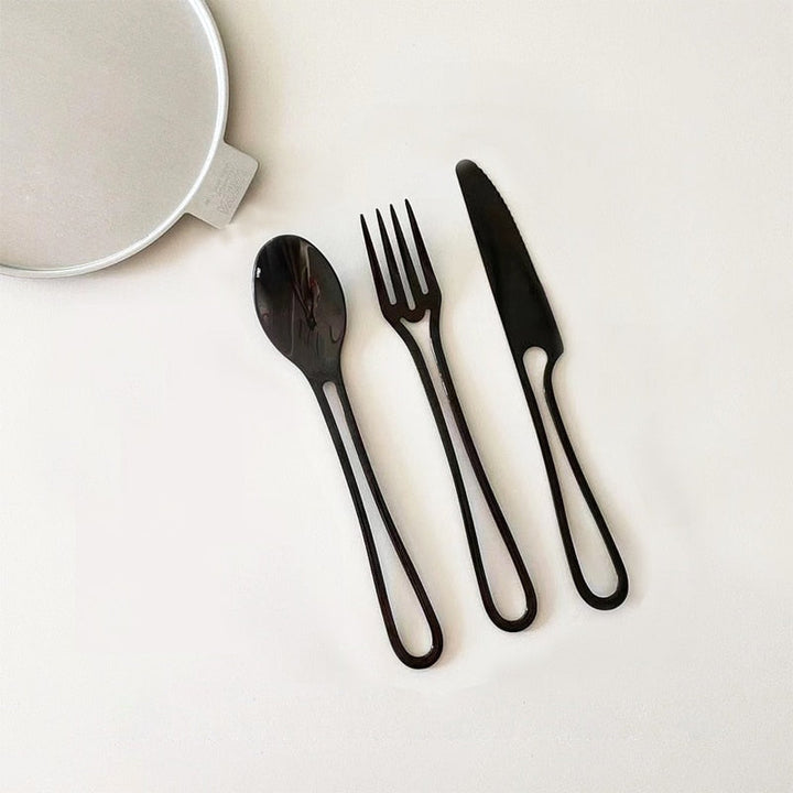 Outline Cutlery Set made of Stainless Steel