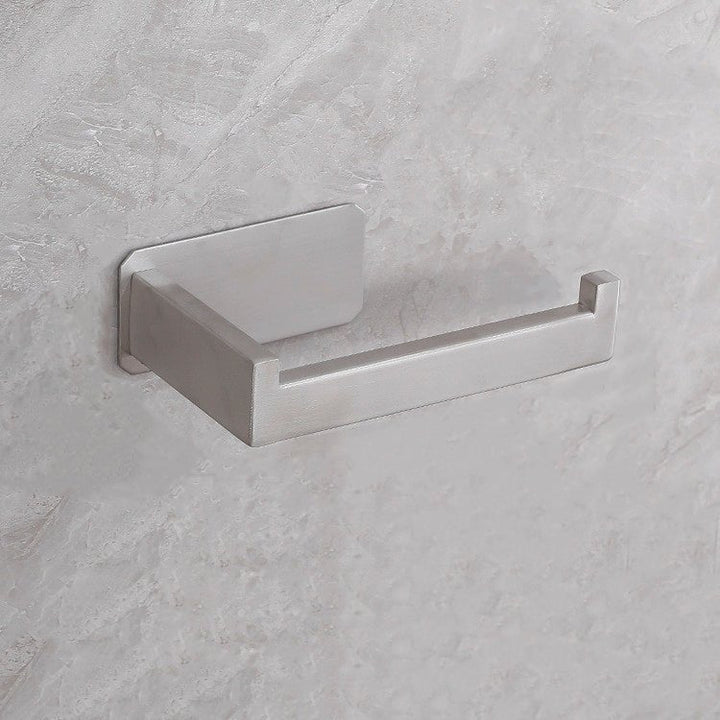 Stainless steel toilet paper holder (no drilling)