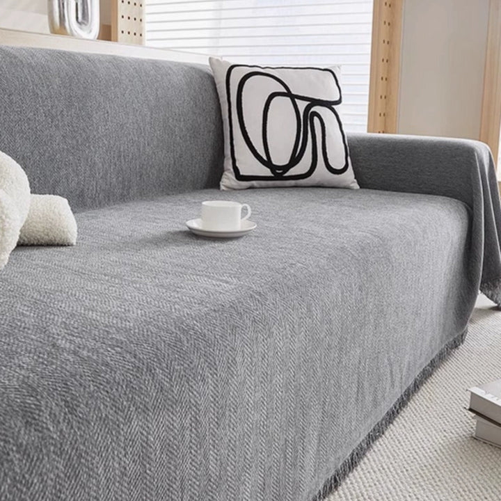 Sofa Cover Durable Chenille Fabric Protection