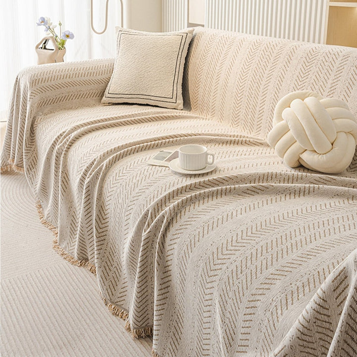 TexturaHome – Scratch-resistant chenille sofa cover