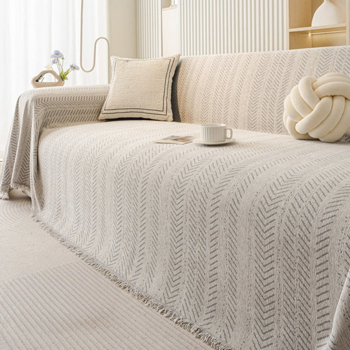 TexturaHome – Scratch-resistant chenille sofa cover
