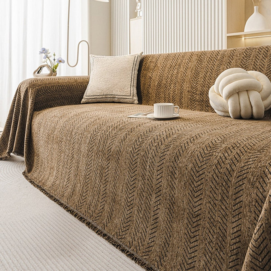 TexturaHome – Scratch-resistant chenille sofa cover