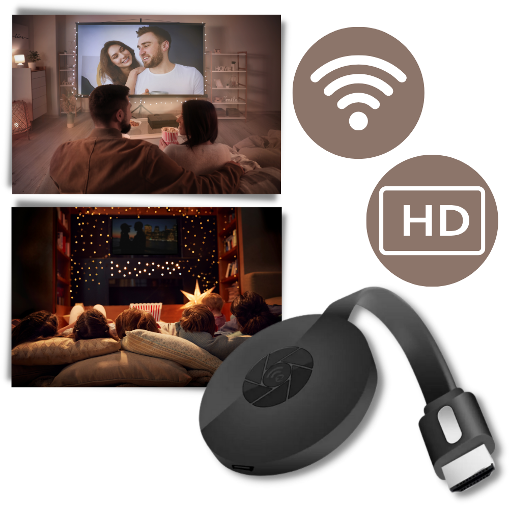 TV Dongle for Smart TV Conversion – HDMI Stick for Phone Mirroring &amp; Streaming