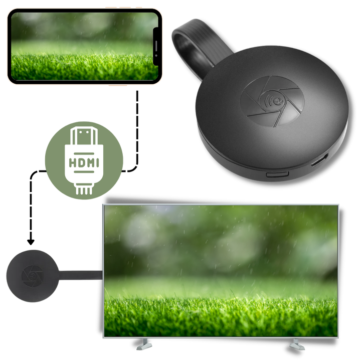 TV Dongle for Smart TV Conversion – HDMI Stick for Phone Mirroring &amp; Streaming