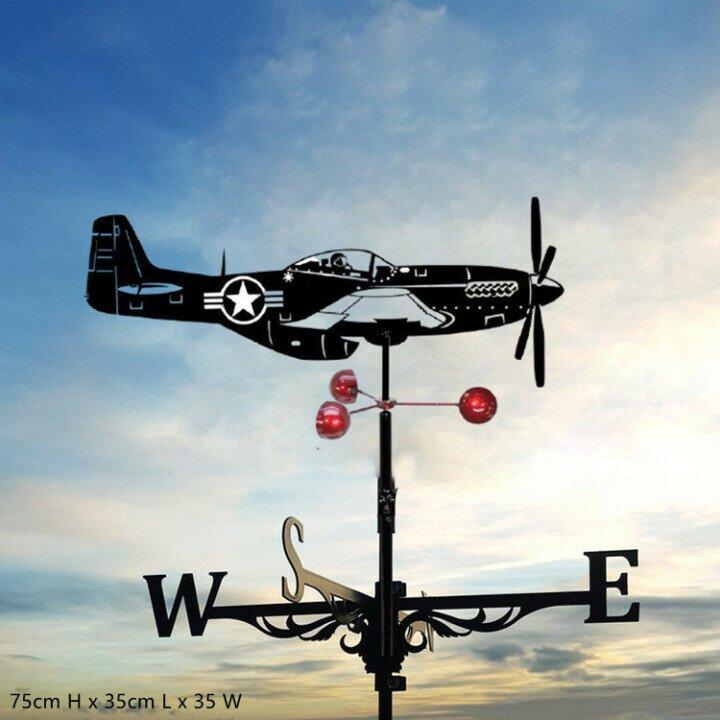 Weather vane - Windy - Retro witch shape - Unique design