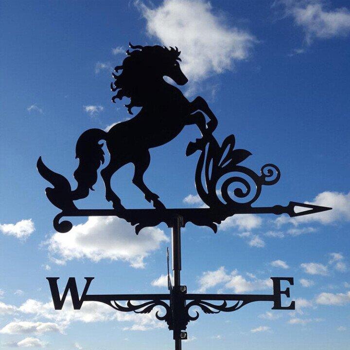 Weather vane - Windy - Retro witch shape - Unique design