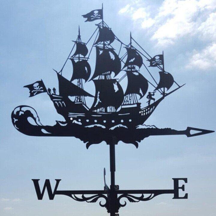 Weather vane - Windy - Retro witch shape - Unique design