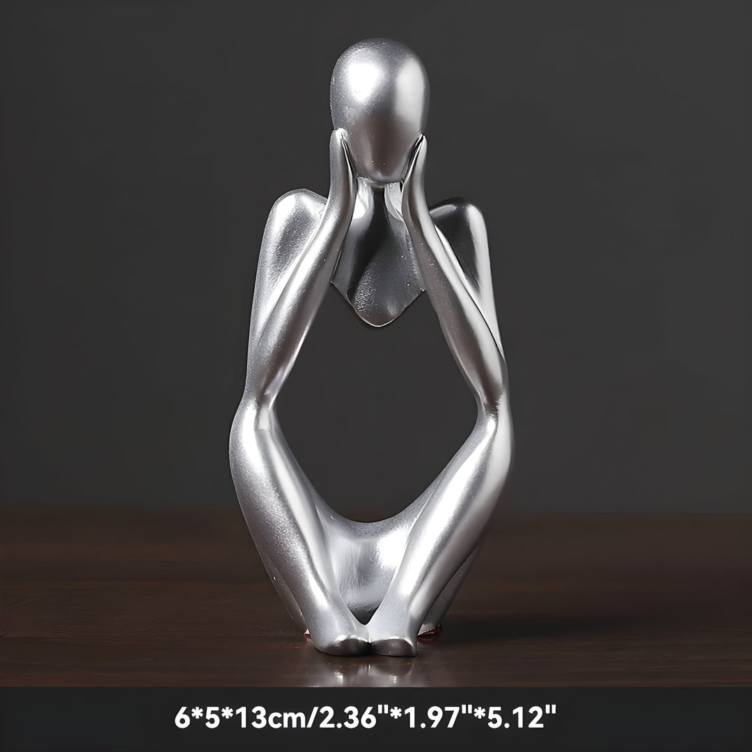 Abstract Thinker Sculpture Home Decor