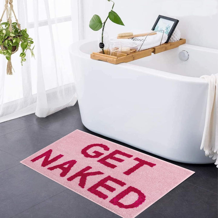 Get Naked Bath Mat – Soft tufted bathroom rug