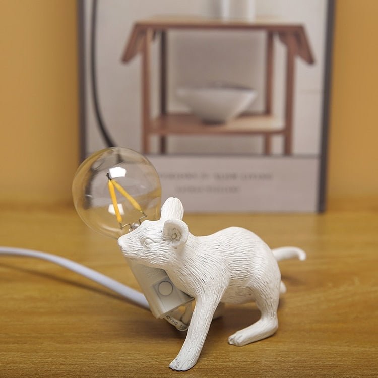 Vintage Mouse LED Table Lamp