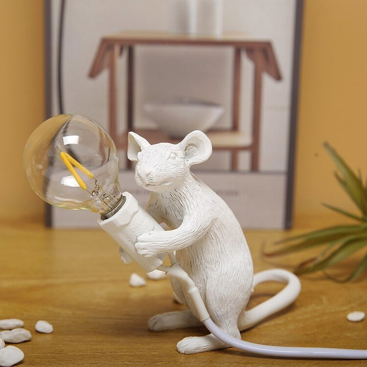 Vintage Mouse LED Table Lamp