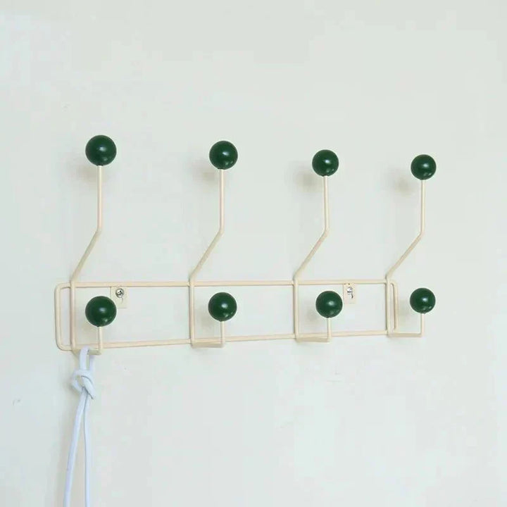 Vintage Coat Hooks Metal Set - Classic Wardrobe for Coats and Accessories