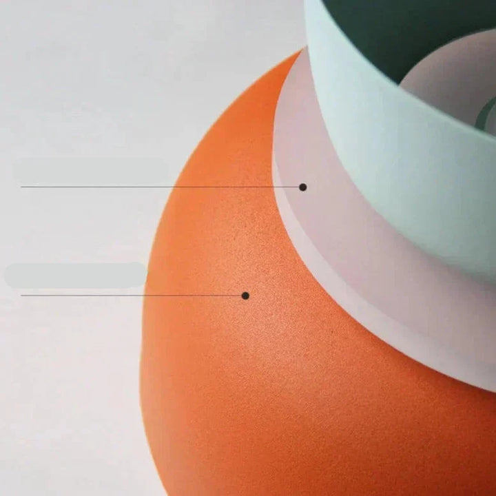LuminaGlow - Modern Pendant Light in Scandinavian Macaron Style