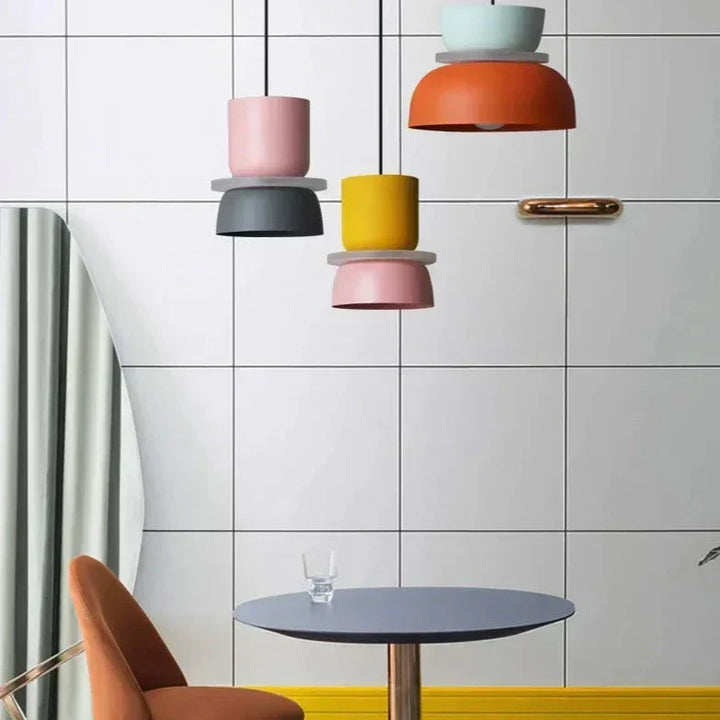 Nordic Macaron Pendant Lamp – Scandinavian Design