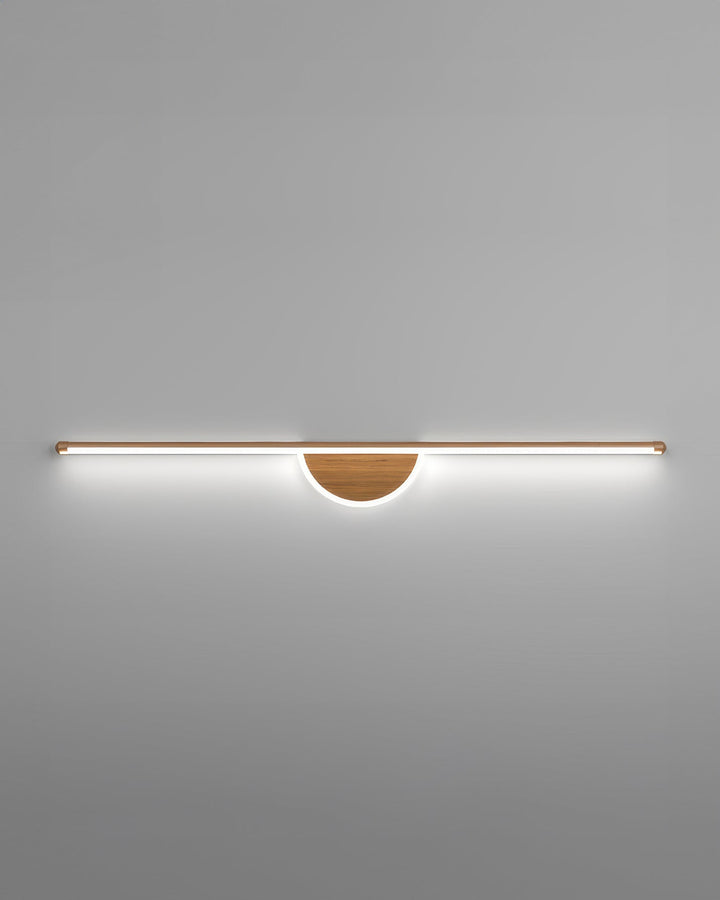 Modern Wall Lamp made of Wooden Arch