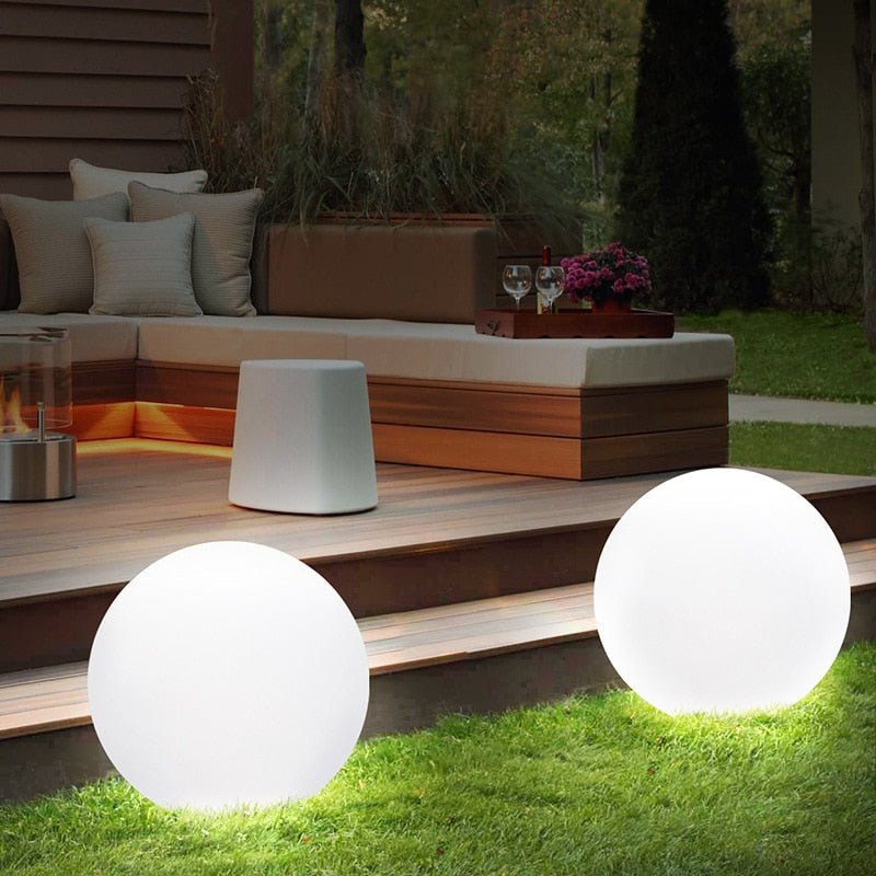 Outdoor Globe Light - Wireless, Weatherproof, 16 colours LED Ball Light