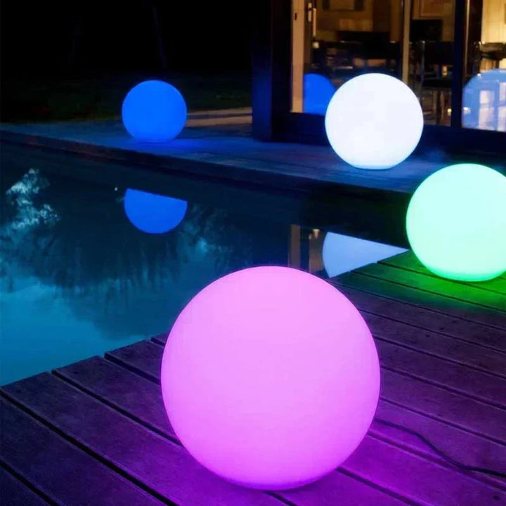 Outdoor Globe Light - Wireless, Weatherproof, 16 colours LED Ball Light
