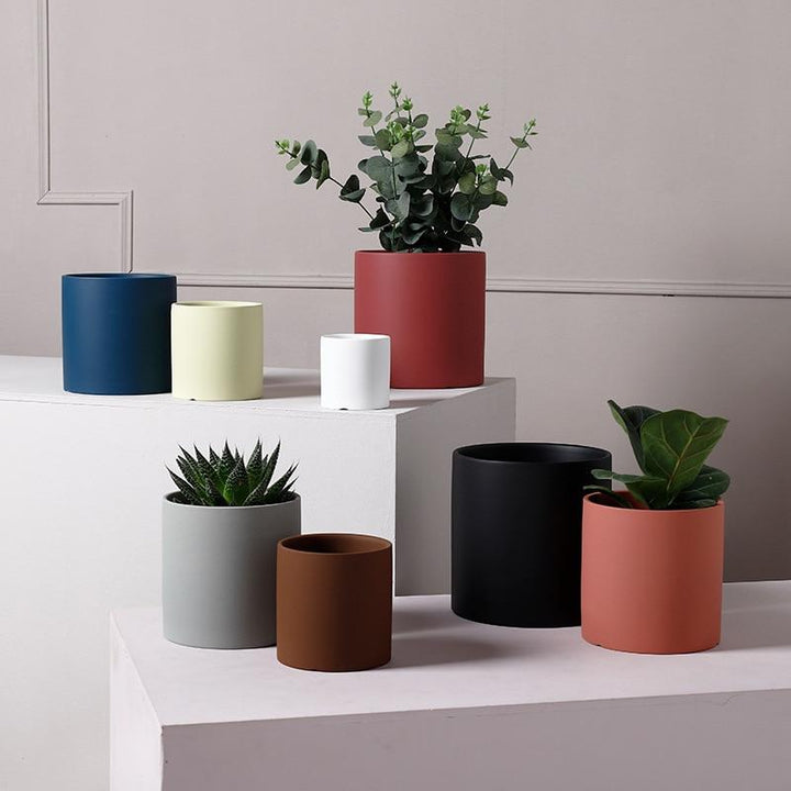 colourful Ceramic Flower Pots