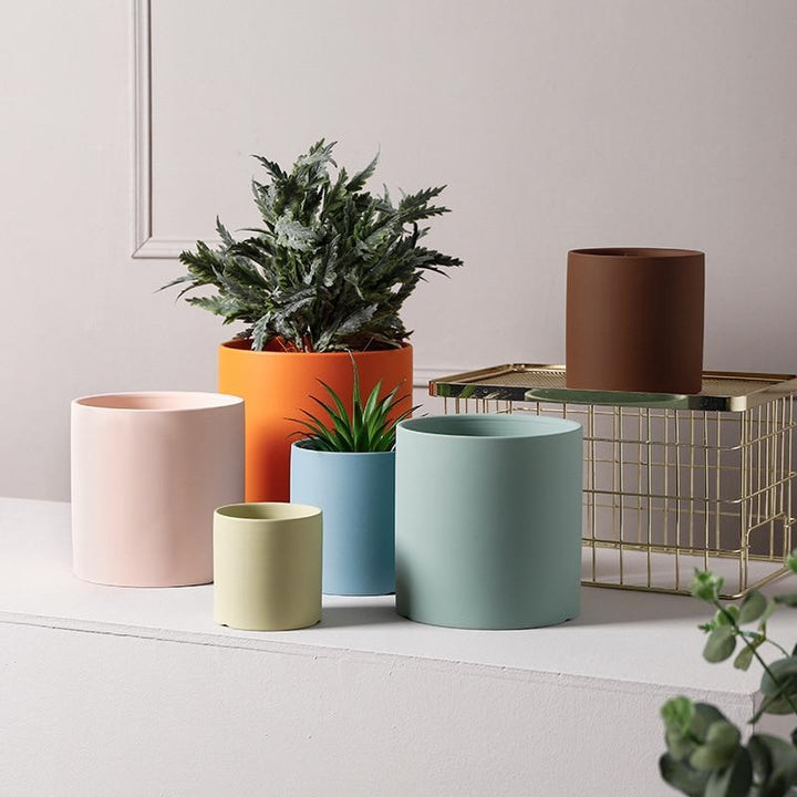 colourful Ceramic Flower Pots