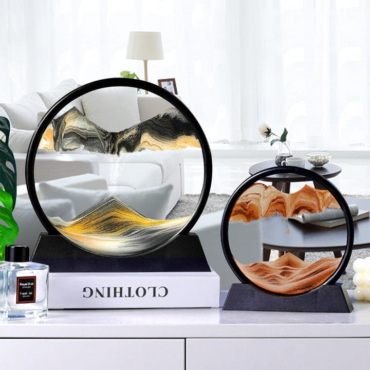 Moving Hourglass Art